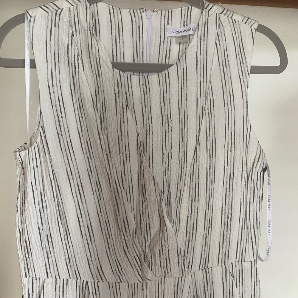 NWT Striped Calvin Klein Romper